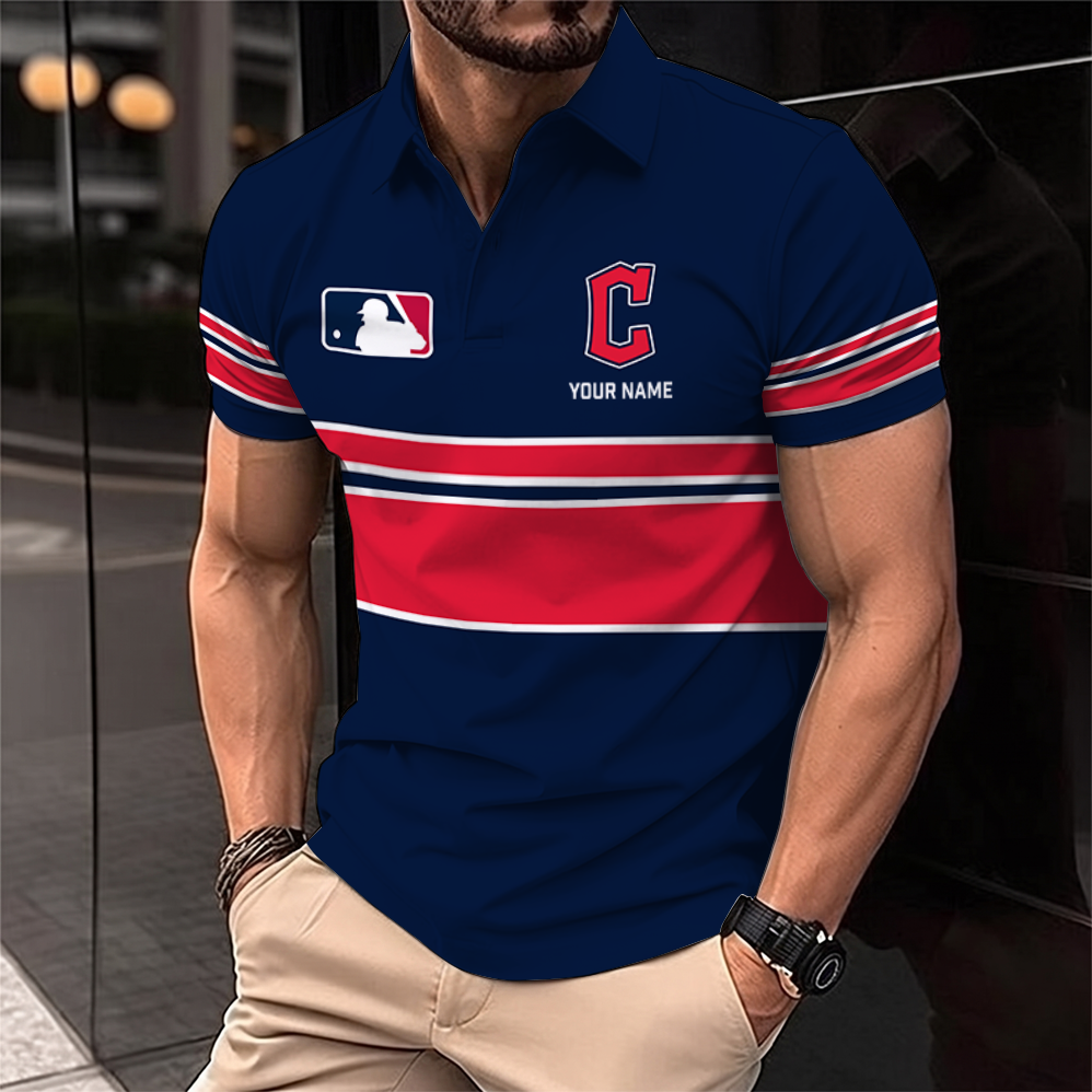 Limited Edition – Customized MLB Cleveland Guardians Polo Shirt TTH210761