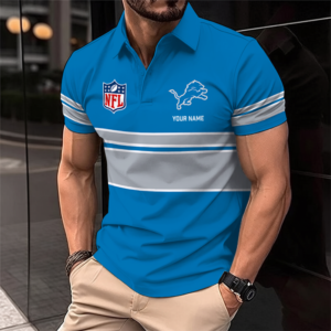 Limited Edition – Customized NFL Detroit Lions Polo Shirt TTH2107100