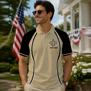 Limited Edition – Customized NFL New Orleans Saints Polo Shirt TTH2107102