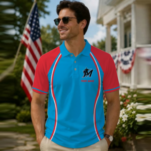 Limited Edition – Customized MLB MiaMiami Marlins Polo Shirt TTH2107101