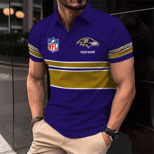 Limited Edition – Customized NFL Baltimore Ravens Polo Shirt TTH2107100