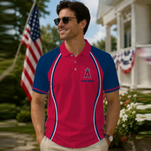 Limited Edition – Customized MLB Los Angeles Angels Polo Shirt TTH2107101