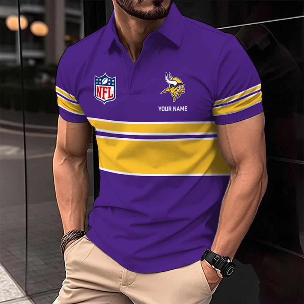 Limited Edition – Customized NFL Minnesota Vikings Polo Shirt TTH2107100