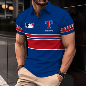 Limited Edition – Customized MLB Texas Rangers Polo Shirt TTH210761