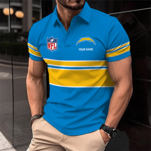 Limited Edition – Customized NFL Los Angeles Chargers Polo Shirt TTH2107100