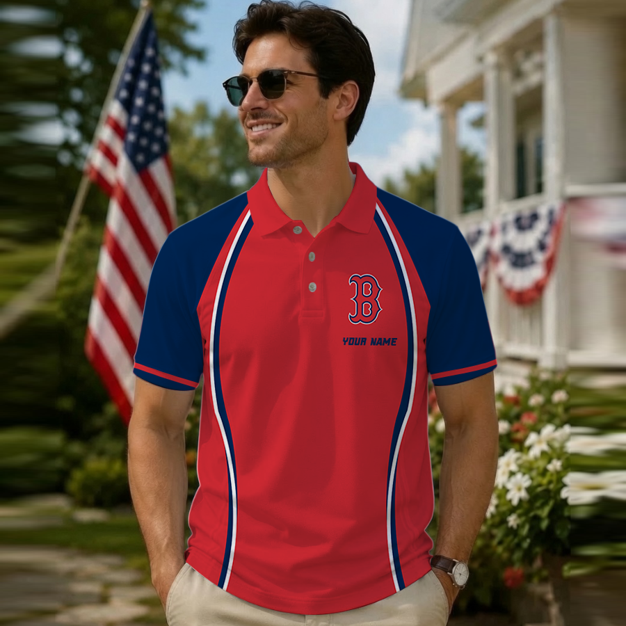 Limited Edition – Customized MLB Boston Red Sox Polo Shirt TTH2107101