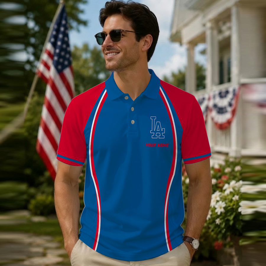 Limited Edition – Customized MLB Los Angeles Dodgers Polo Shirt TTH2107101