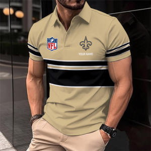 Limited Edition – Customized NFL New Orleans Saints Polo Shirt TTH2107100