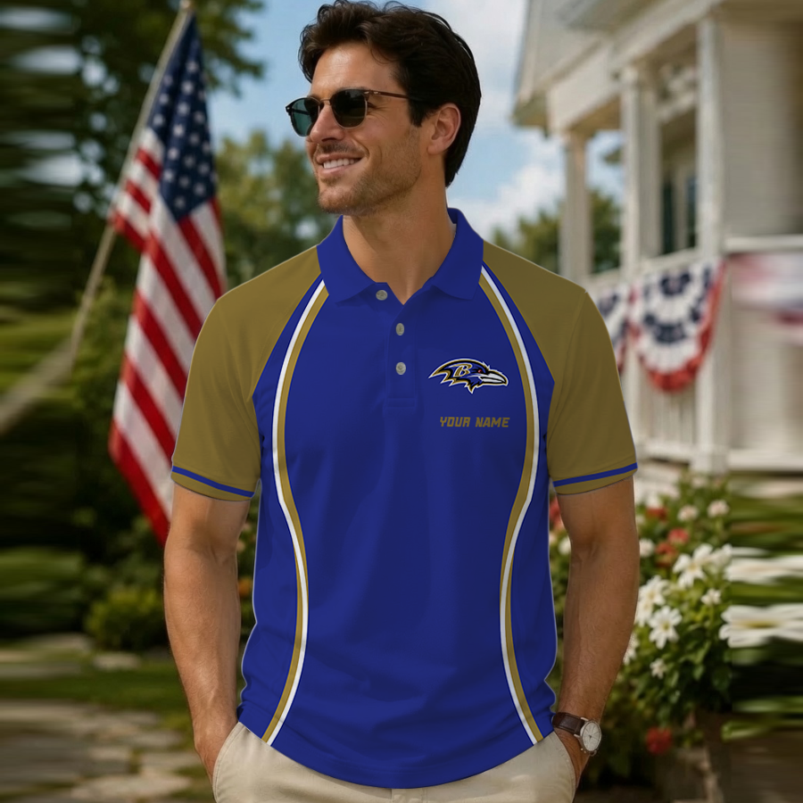 Limited Edition – Customized NFL Baltimore Ravens Polo Shirt TTH2107102
