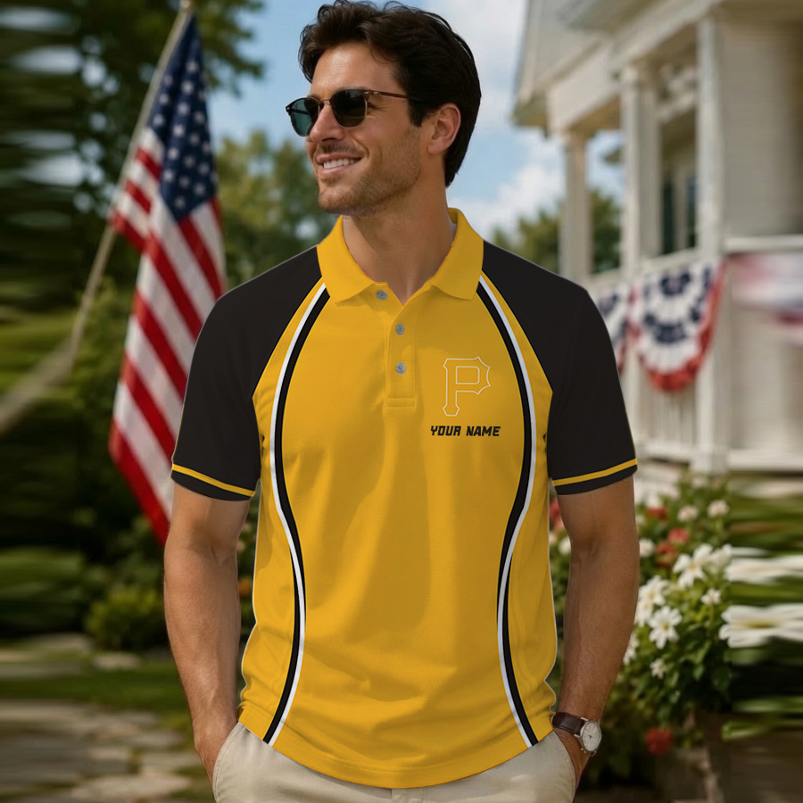 Limited Edition – Customized MLB Pittsburgh Pirates Polo Shirt TTH2107101