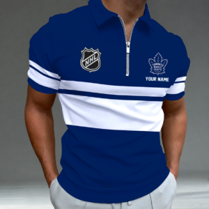 Limited Edition – Customized NHL Toronto Maple Leafs Zipper Polo Shirt TTH2107103