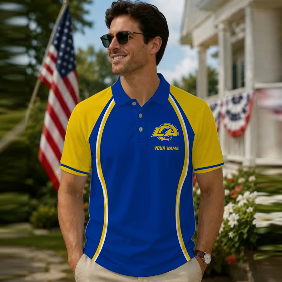 Limited Edition – Customized NFL Los Angeles Rams Polo Shirt TTH2107102