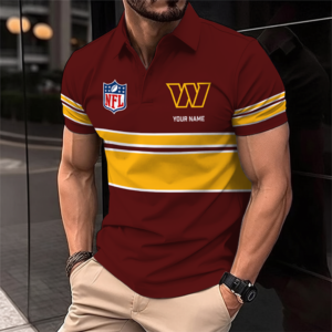Limited Edition – Customized NFL Washington Commanders Polo Shirt TTH2107100