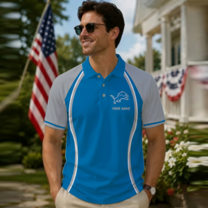 Limited Edition – Customized NFL Detroit Lions Polo Shirt TTH2107102