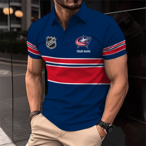 Limited Edition – Customized NHL Columbus Blue Jackets Polo Shirt TTH2107104