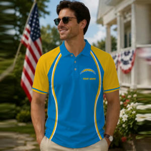 Limited Edition – Customized NFL Los Angeles Chargers Polo Shirt TTH2107102