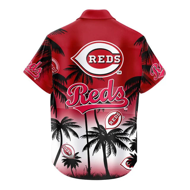 Limited Edition – Customized MLB Cincinnati Reds Unisex Hawaiian Shirt & Shorts Set TTH2107105 - Image 4