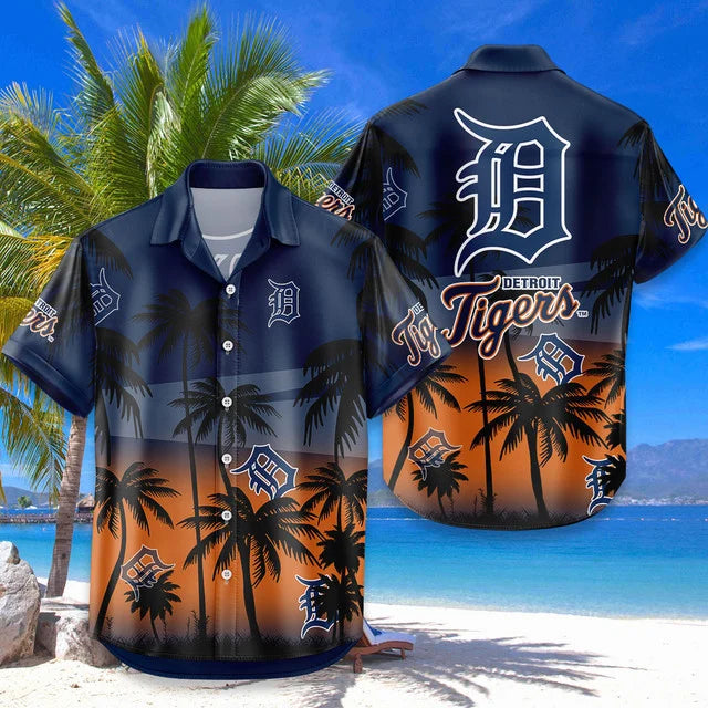 Limited Edition – Customized MLB Detroit Tigers Unisex Hawaiian Shirt & Shorts Set TTH2107105