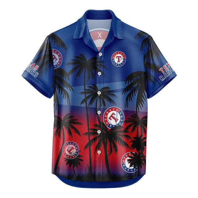 Limited Edition – Customized MLB Texas Rangers Unisex Hawaiian Shirt & Shorts Set TTH2107105 - Image 3