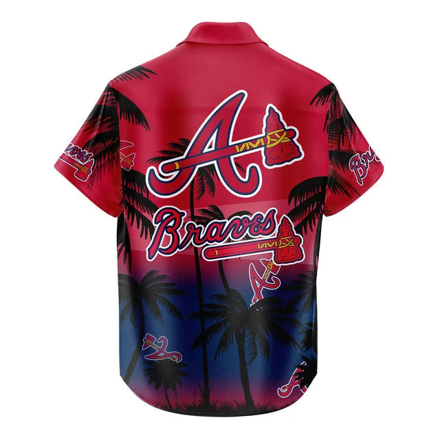 Limited Edition – Customized MLB Atlanta Braves Unisex Hawaiian Shirt & Shorts Set TTH2107105 - Image 4