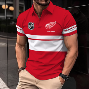 Limited Edition – Customized NHL Detroit Red Wings Polo Shirt TTH2107104