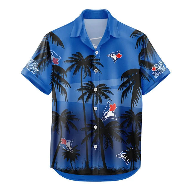 Limited Edition – Customized MLB Toronto Blue Jays Unisex Hawaiian Shirt & Shorts Set TTH2107105 - Image 3
