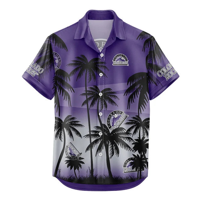 Limited Edition – Customized MLB Colorado Rockies Unisex Hawaiian Shirt & Shorts Set TTH2107105 - Image 3