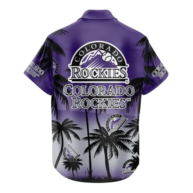 Limited Edition – Customized MLB Colorado Rockies Unisex Hawaiian Shirt & Shorts Set TTH2107105 - Image 4