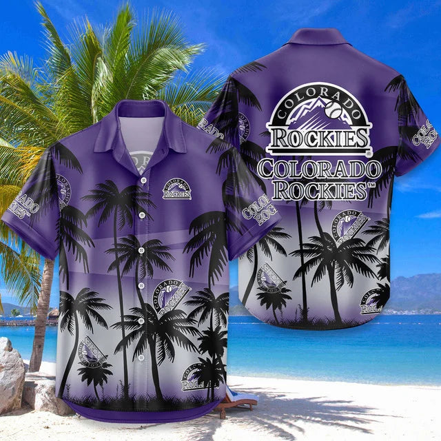 Limited Edition – Customized MLB Colorado Rockies Unisex Hawaiian Shirt & Shorts Set TTH2107105