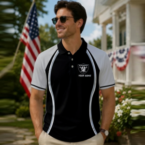 Limited Edition – Customized NFL Las Vegas Raiders Polo Shirt TTH2107102