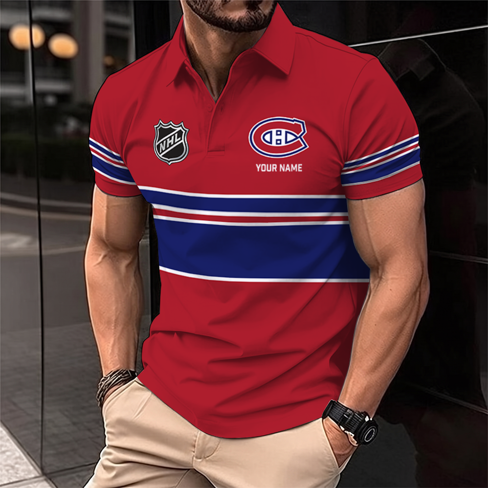 Limited Edition – Customized NHL Montreal Canadiens Polo Shirt TTH2107104