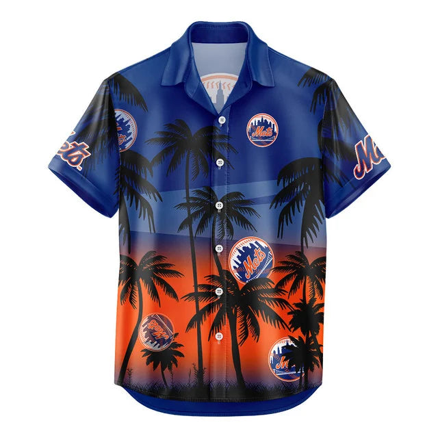 Limited Edition – Customized MLB New York Mets Unisex Hawaiian Shirt & Shorts Set TTH2107105 - Image 3