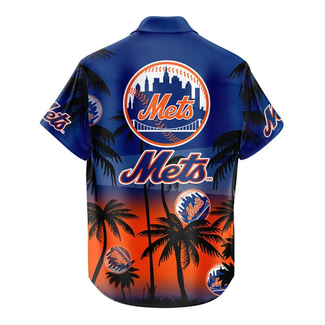 Limited Edition – Customized MLB New York Mets Unisex Hawaiian Shirt & Shorts Set TTH2107105 - Image 4