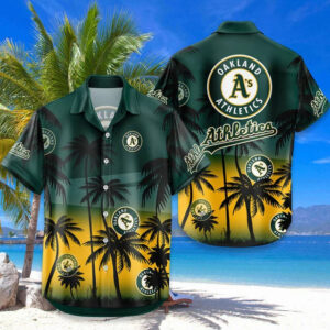 Limited Edition – Customized MLB Oakland Athletics Unisex Hawaiian Shirt & Shorts Set TTH2107105