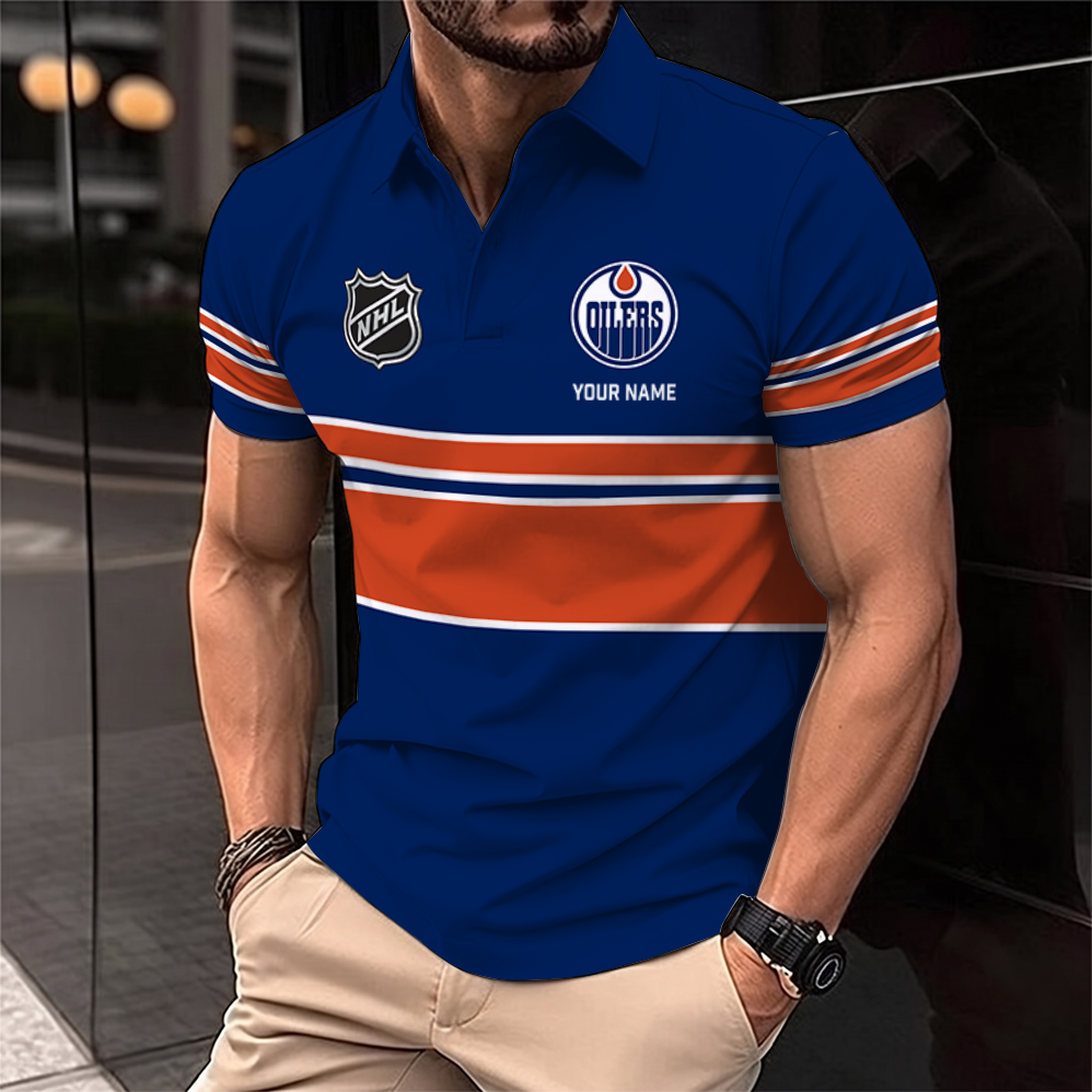 Limited Edition – Customized NHL Edmonton Oilers Polo Shirt TTH2107104