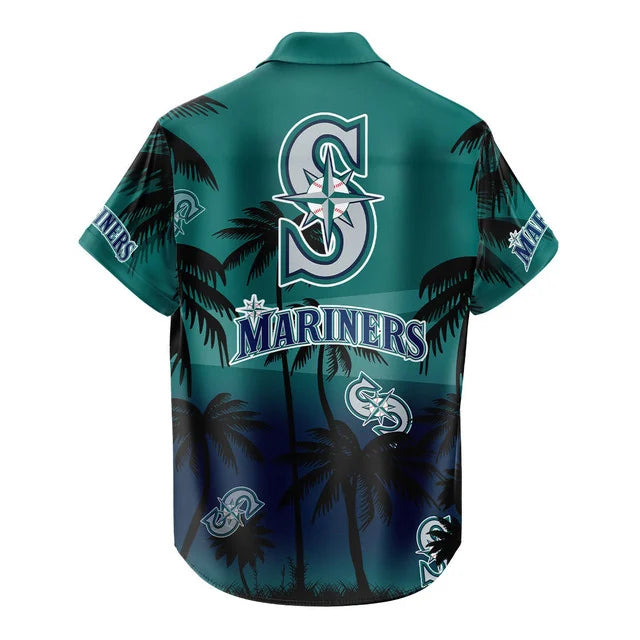 Limited Edition – Customized MLB Seattle Mariners Unisex Hawaiian Shirt & Shorts Set TTH2107105 - Image 4