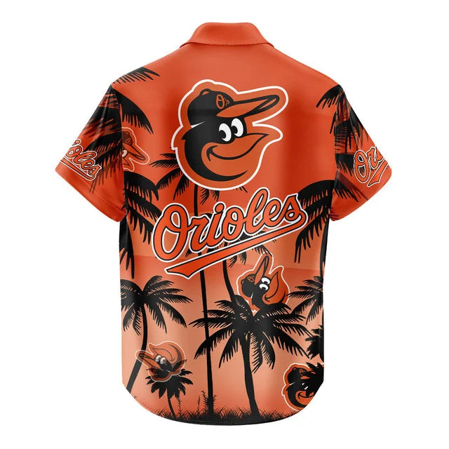 Limited Edition – Customized MLB Baltimore Orioles Unisex Hawaiian Shirt & Shorts Set TTH2107105 - Image 4