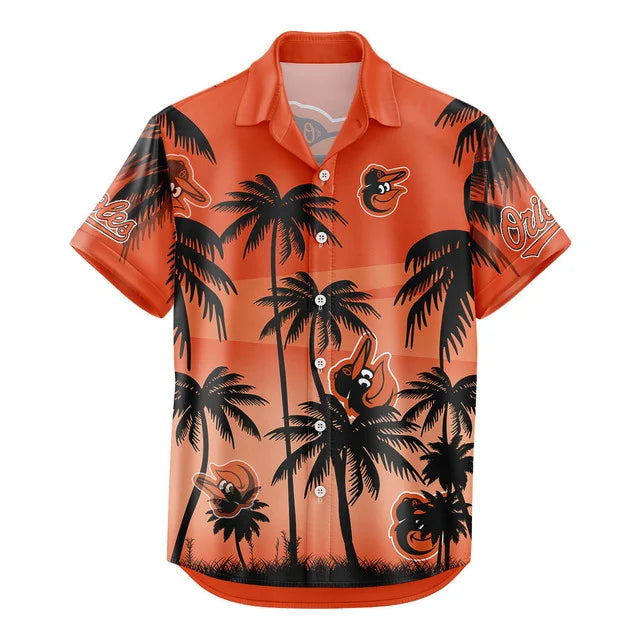 Limited Edition – Customized MLB Baltimore Orioles Unisex Hawaiian Shirt & Shorts Set TTH2107105 - Image 3