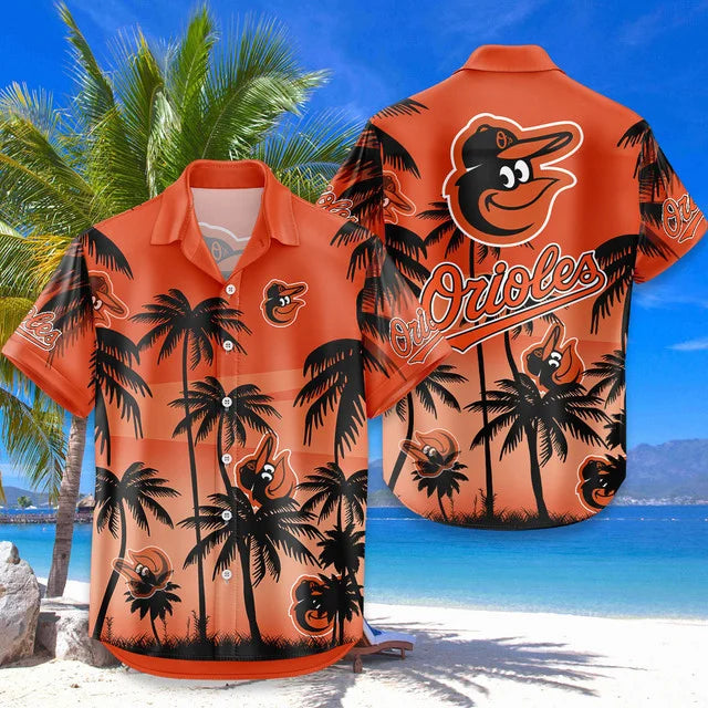 Limited Edition – Customized MLB Baltimore Orioles Unisex Hawaiian Shirt & Shorts Set TTH2107105