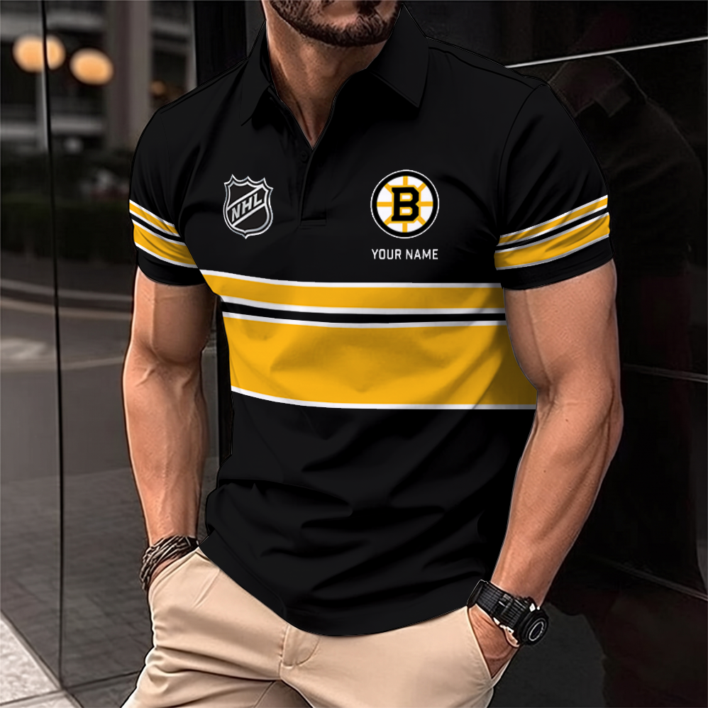 Limited Edition – Customized NHL Boston Bruins Polo Shirt TTH2107104
