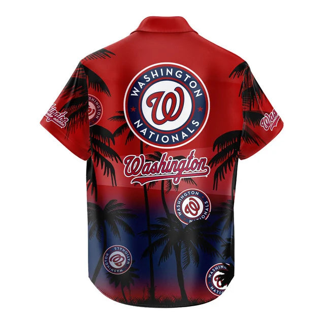 Limited Edition – Customized MLB Washington Nationals Unisex Hawaiian Shirt & Shorts Set TTH2107105 - Image 4