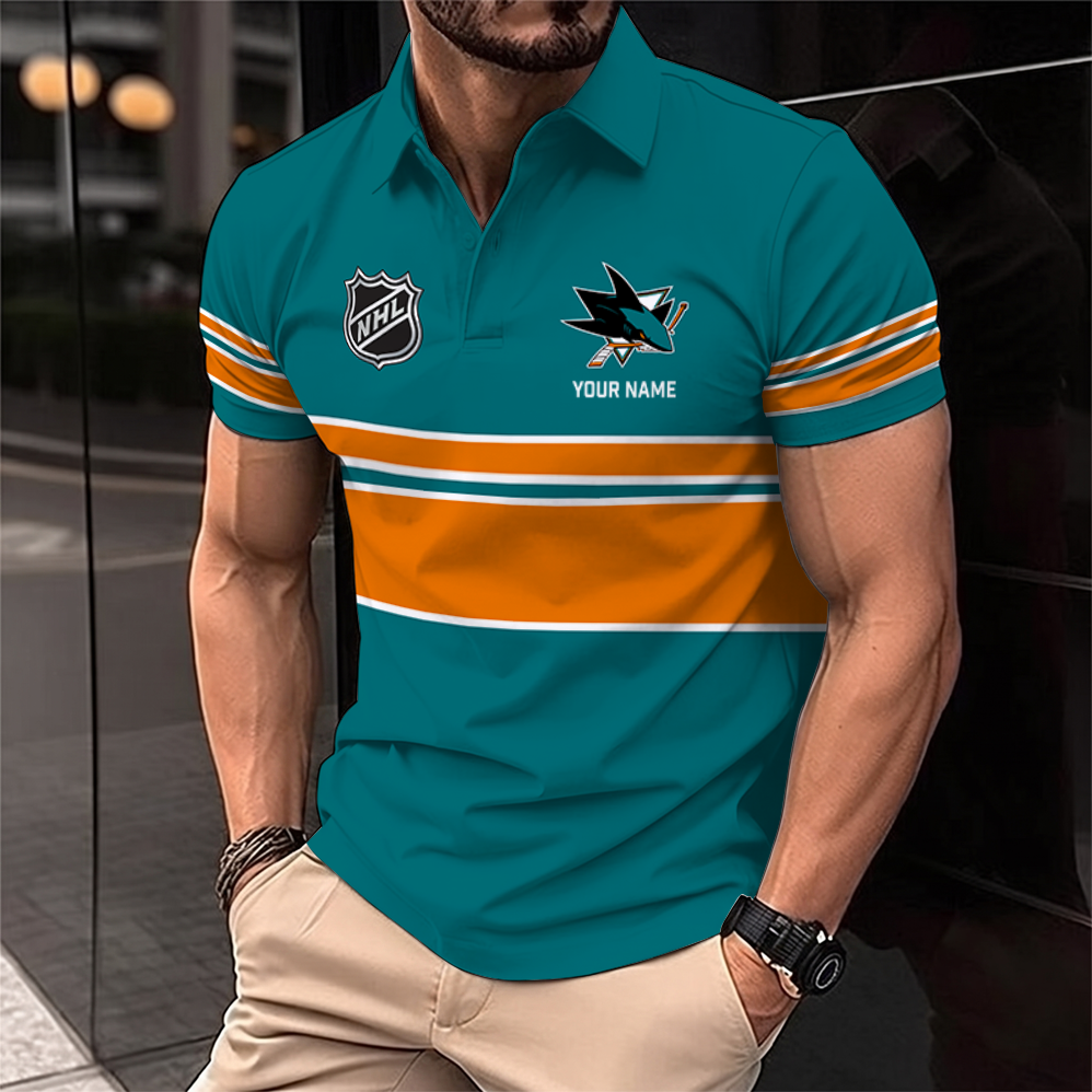 Limited Edition – Customized NHL San Jose Sharks Polo Shirt TTH2107104