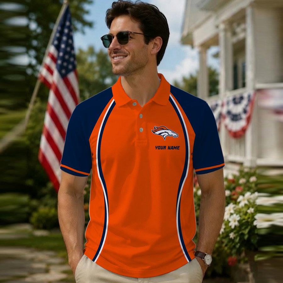 Limited Edition – Customized NFL Denver Broncos Polo Shirt TTH2107102