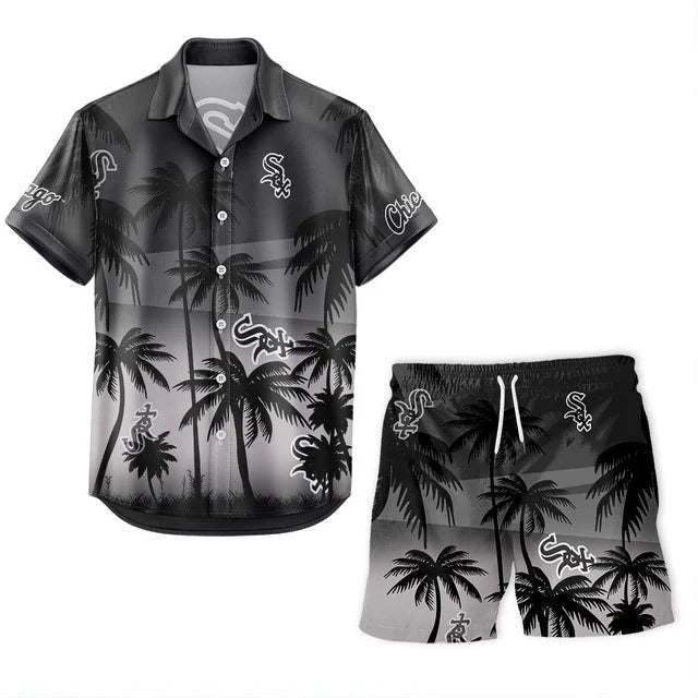 Limited Edition – Customized MLB Chicago White Sox Unisex Hawaiian Shirt & Shorts Set TTH2107105 - Image 2