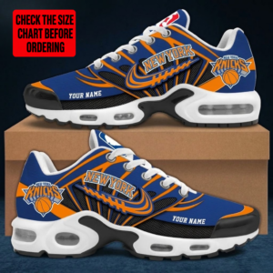 Limited Edition – Customized NBA New York Knicks Air Max Plus Sneakers TTH2107106