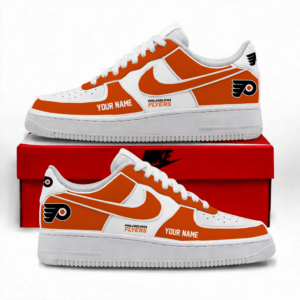Limited Edition – Customized NHL Philadelphia Flyers Af1 Shoes TTH2107110