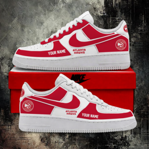 Limited Edition – Customized NBA Atlanta Hawks Af1 Shoes TTH2107109