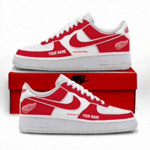 Limited Edition – Customized NHL Detroit Red Wings Af1 Shoes TTH2107110