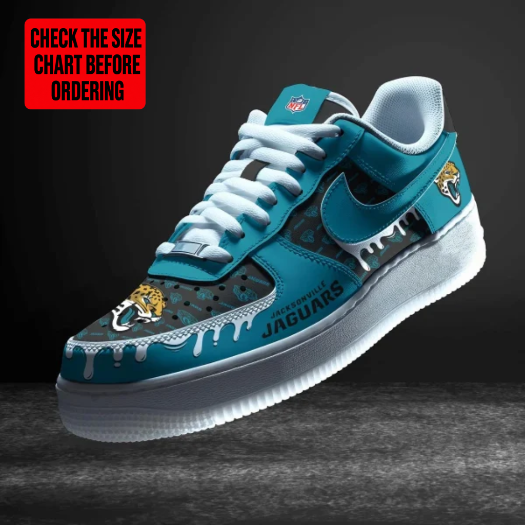 Limited Edition – Customized NFL Jacksonville Jaguars Af1 Shoes TTH2107112