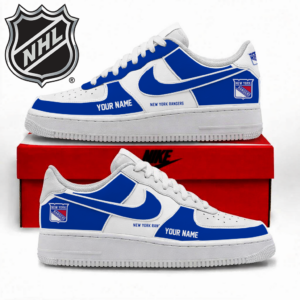 Limited Edition – Customized NHL New York Rangers Af1 Shoes TTH2107110